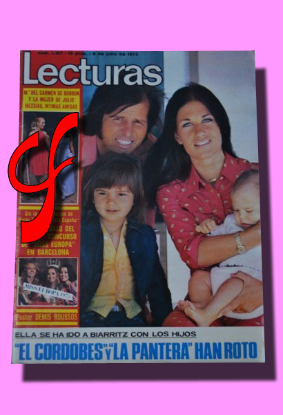 LECTURAS. N 1107. 6 de julio de 1973. El Cordobs y La Pantera han roto